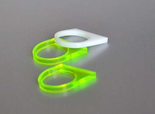 Prstýnek z plexi DUO P03 — foto 2