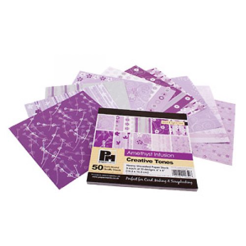 Sada papírů AMETHYST INFUSION 8x8" — foto 2
