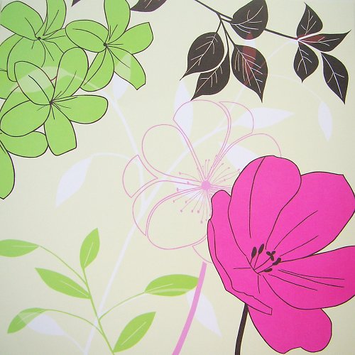 Sada papírů WILD BLOSSOM 8x8" — foto 5