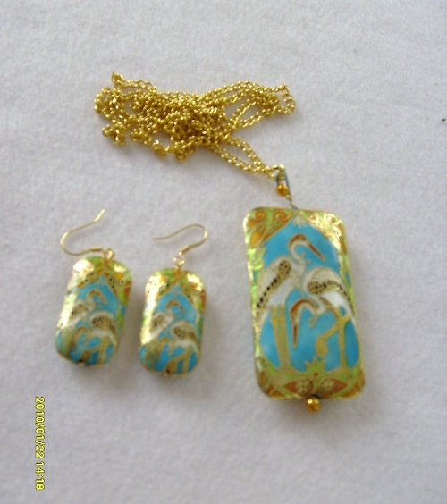 Cloisonné " plameňáci " — foto 4
