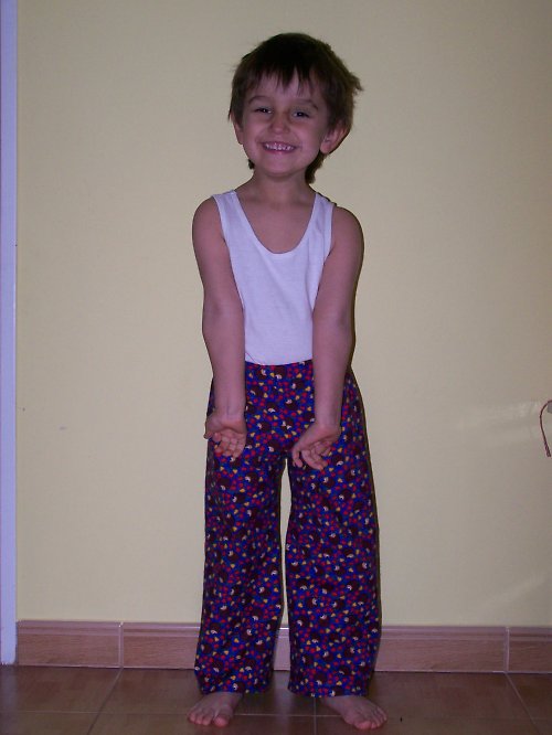 Flanelové kalhoty — foto 2