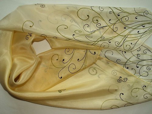 Hedvábný šátek-Ornamenty — foto 3