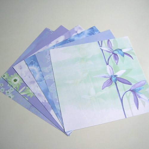 Sada papírů AQUAMARINE 12x12" — foto 2