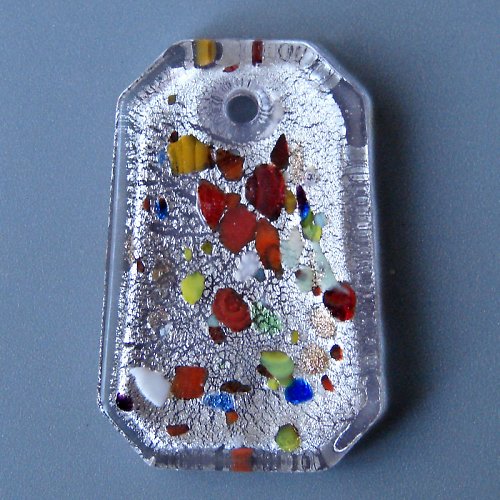 Skleněný přívěsek, 3,7 x 4,4 cm — foto 2