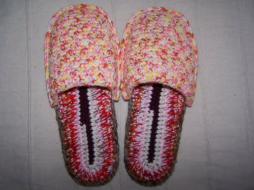 Háčkované pantoflíčky — foto 2