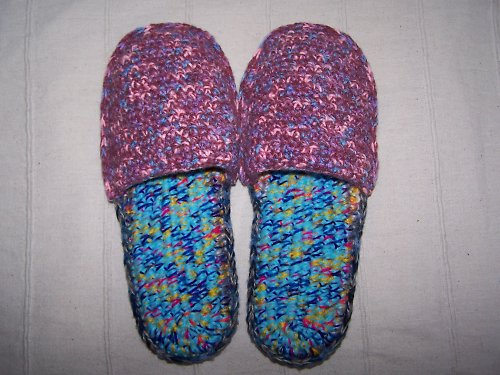 Háčkované pantoflíčky — foto 2