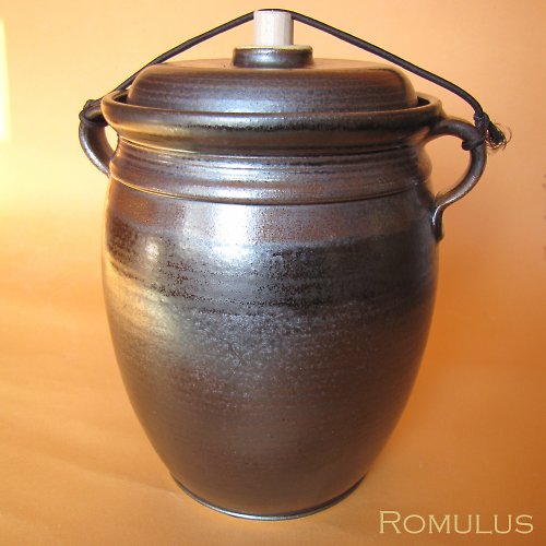 Kvašák hnědý z kameniny 2,2l — foto 2