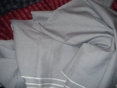 Plátno šedomodrá kostička — foto 2
