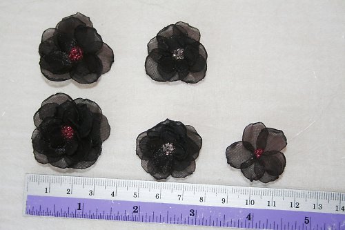 Hnědý kvítek _ 3 cm — foto 2