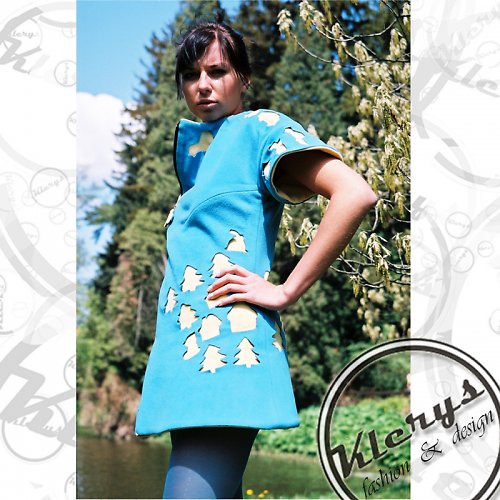 Oboustranný flaušový kabátek — foto 3