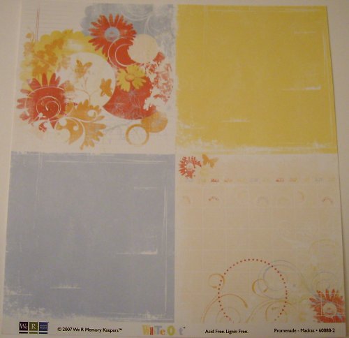 Papír na scrapbook Promenade Madras — foto 3