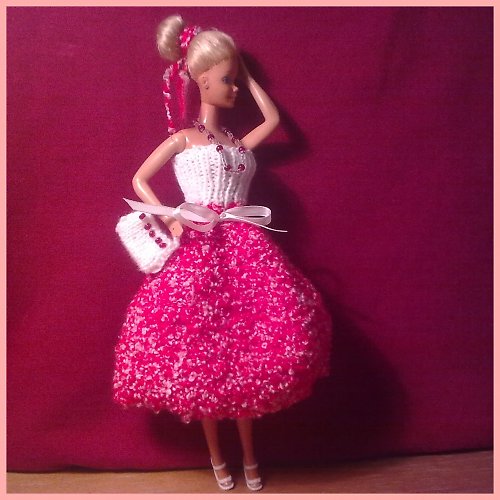 Večírkové šaty pro Barbie — foto 4