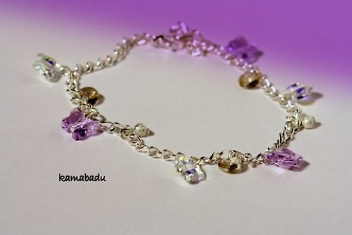 Náušnice swarovski motýlci — foto 2