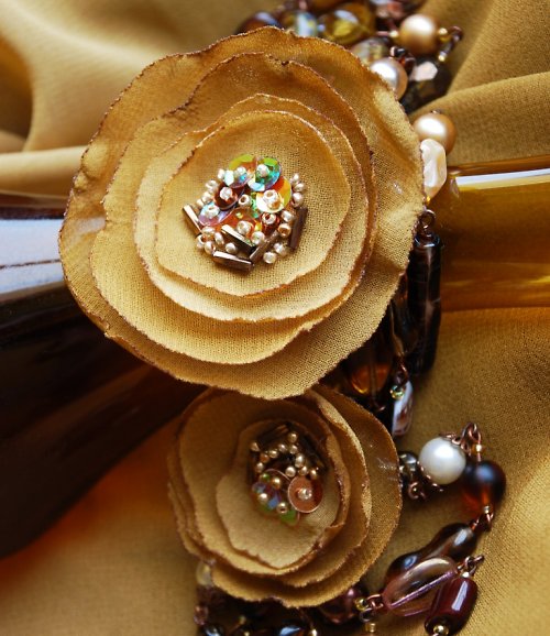 Náhrdelník "Čajové růže" — foto 2