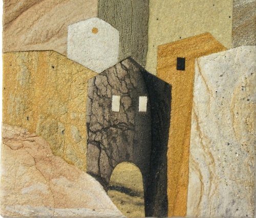 MĚSTEČKO, pískovcový obraz — foto 2