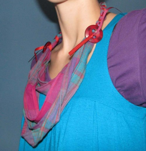 Náhrdelník textil 3 — foto 3