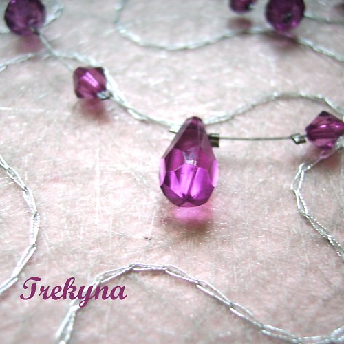 Souprava Violette z akrylových broušenek — foto 3