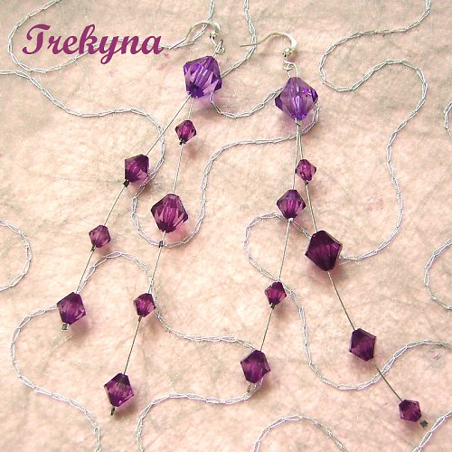 Souprava Violette z akrylových broušenek — foto 4