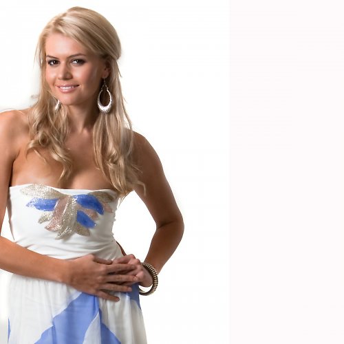 Evangeline - Romanticke Hedvabne Maxi Saty — foto 2