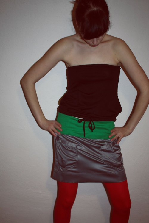 Sukně stříbrná — foto 3