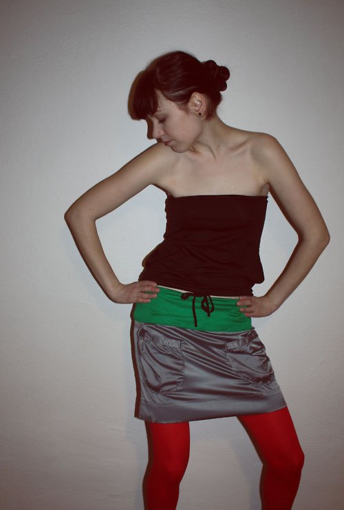 Sukně stříbrná — foto 4