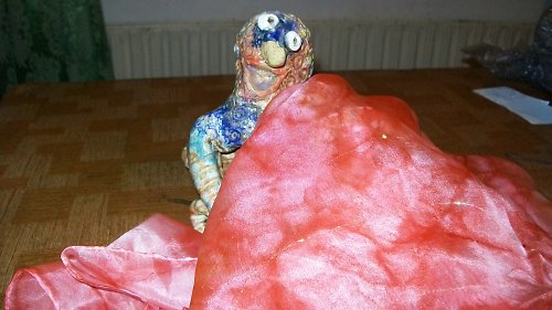 Hedvábný šátek - vlčí máky — foto 2