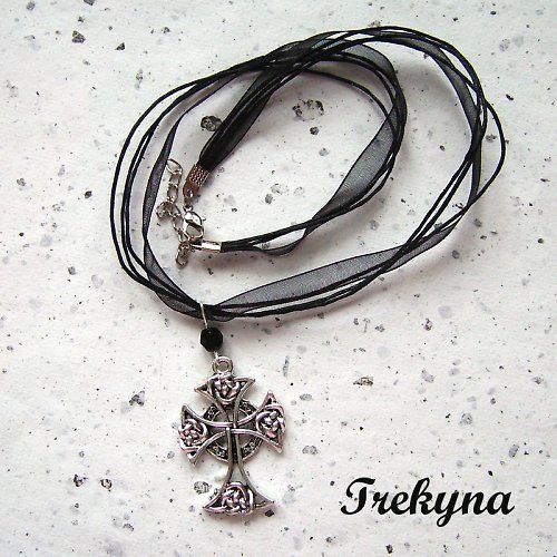 Gothic náhrdelník Celtic crucifix — foto 2