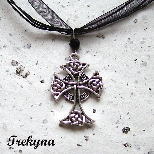 Gothic náhrdelník Celtic crucifix — foto 3