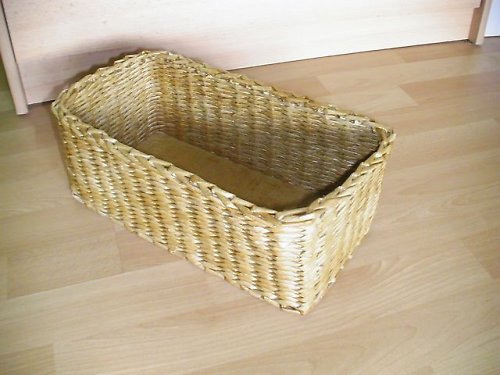 Pletený košík na DVD/CD — foto 3