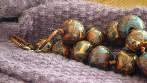 Ethno - fimo korále I. — foto 3