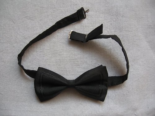 Pánský motýlek - Černý elegán — foto 2