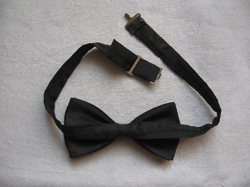Pánský motýlek - Černý elegán — foto 3