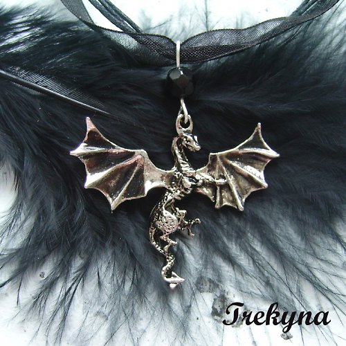 Gothic náhrdelník Dračí síla — foto 2