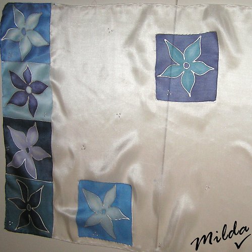 Kvítky - šála 2 — foto 2