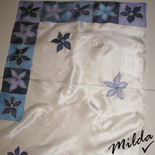 Kvítky - šála 3 — foto 2