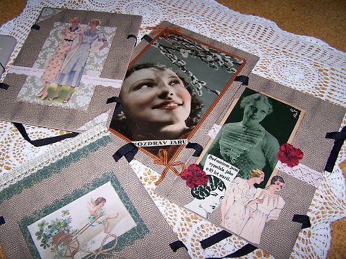 Kartonové desky ve vintage stylu — foto 2