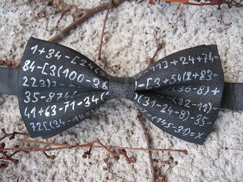 Pánský motýlek - Bláznivý matematik — foto 3