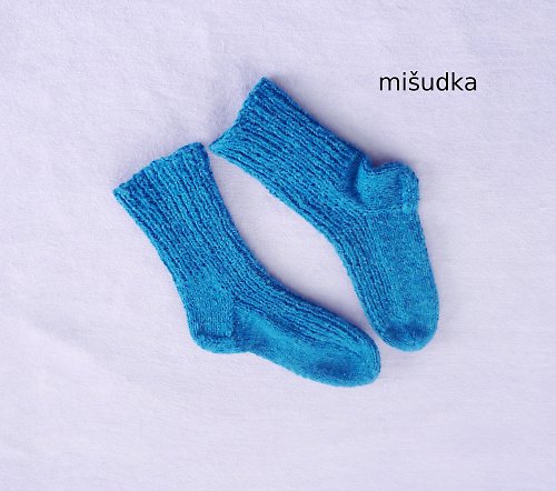 Ponožky jako od maminky - modré 2. — foto 2