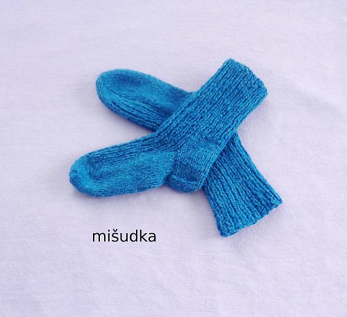 Ponožky jako od maminky - modré 2. — foto 3