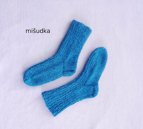 Ponožky jako od maminky - modré 2. — foto 4