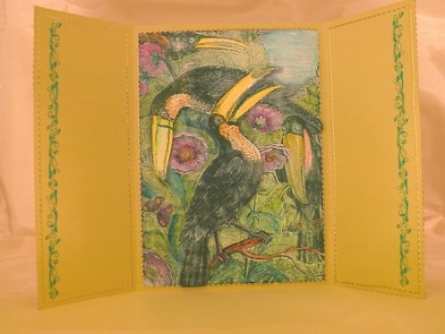 La Blanche- razítko A5 Exotické ptactvo 2 — foto 2