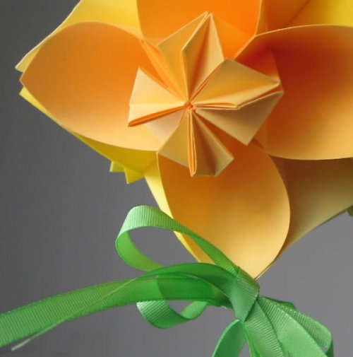 Kusudama - narcisy — foto 3