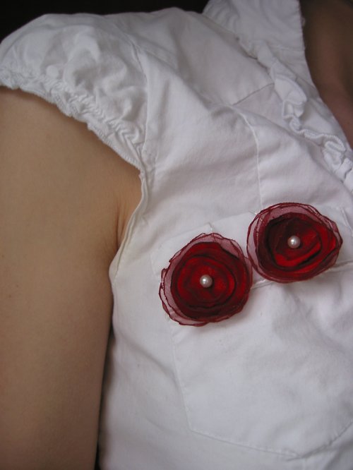 Náušnice Red Passion — foto 4