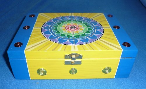 Multifunkční krabička z masivu - mandala — foto 5