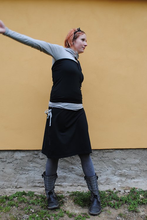 Bavlněná sukně - šňůrkovaná — foto 5