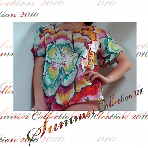 Hedvábná halenka - Summer collection 2010 — foto 2