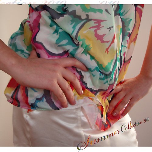 Hedvábná halenka - Summer collection 2010 — foto 4