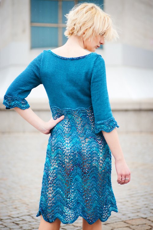 Sexy Silk Collection - Šaty Peacock 36/38 — foto 3