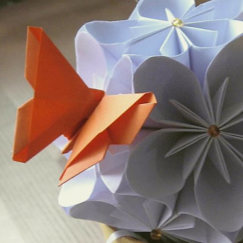 Višňový květ - kusudama — foto 4