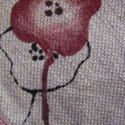 Textilní podtácky- máky — foto 3